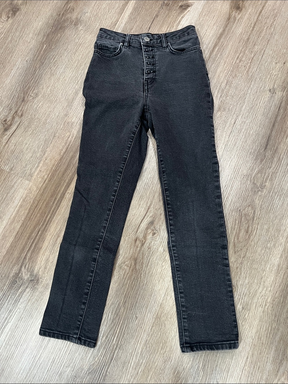 BDG High-Rise Black Button-Fly Jeans